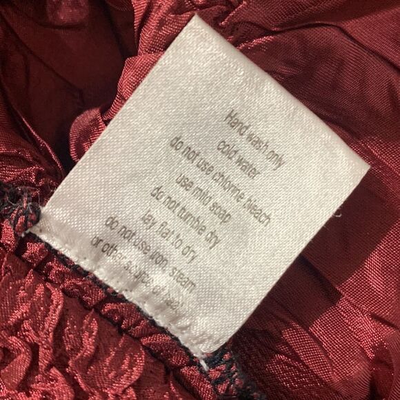 🟢3 for $20 PLEATS Collections button front top long sleeve peplum style sz S - Picture 5 of 12